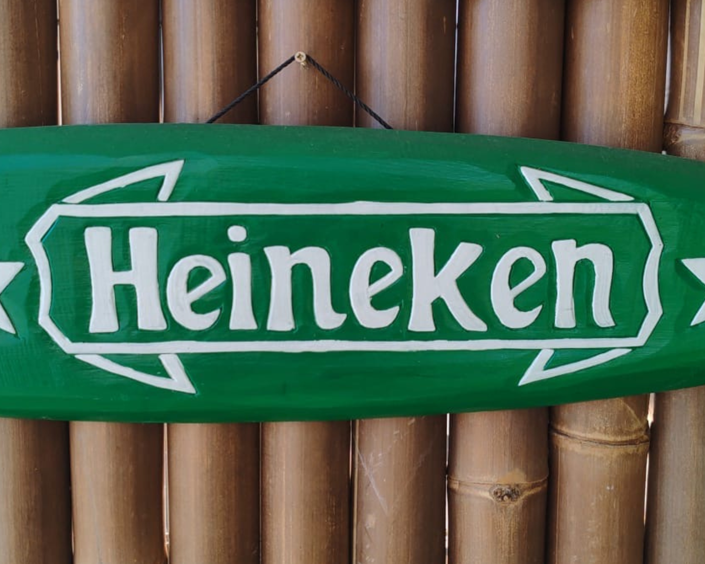 Planche Heineken — détail peinture
